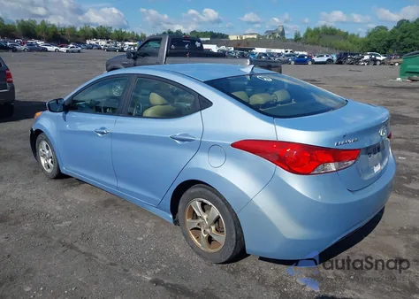 2012 Hyundai Elantra Limited (Ulsan Plant) из США, поврежденный, VIN KMHDH4AE5CU215491